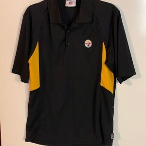 Men’s NFL Steelers Polo … Size Medium